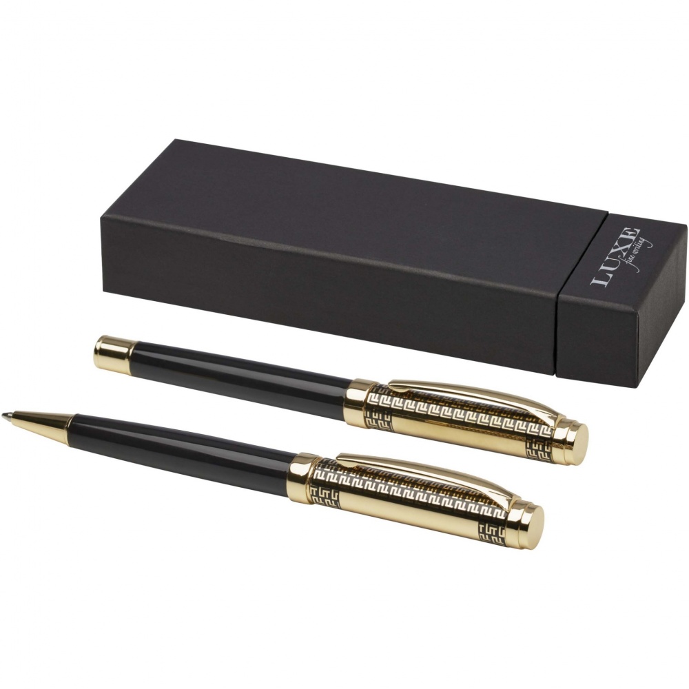 Logotrade corporate gift picture of: Legato ballpoint and rollerball pen set