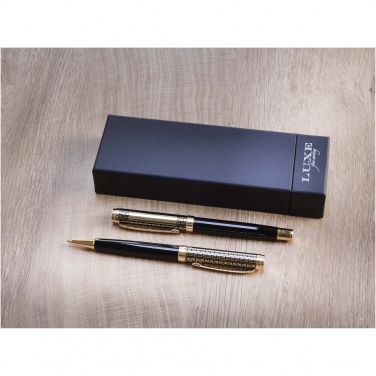 Logo trade promotional product photo of: Legato ballpoint and rollerball pen set
