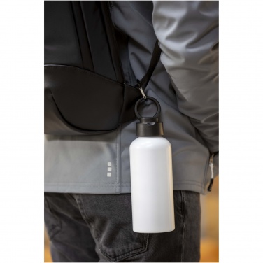 Logotrade promotional giveaways photo of: Trinity 600 ml RCS certified recycled aluminium water bottle with RPET lid