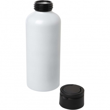 Logotrade promotional product picture of: Trinity 600 ml RCS certified recycled aluminium water bottle with RPET lid