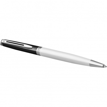 Logotrade advertising product picture of: Hemisphere colour blocking ballpoint pen with palladium trim