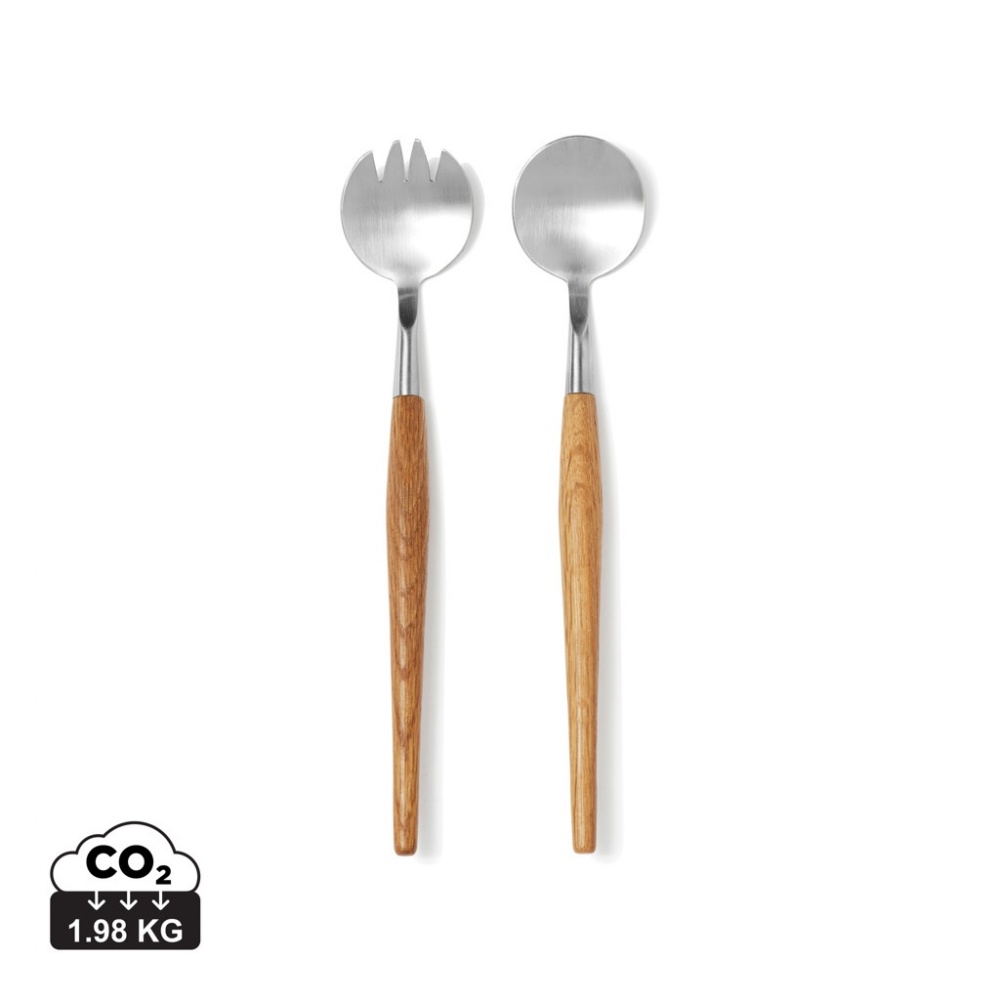 Logo trade business gifts image of: VINGA Retro serving cutlery