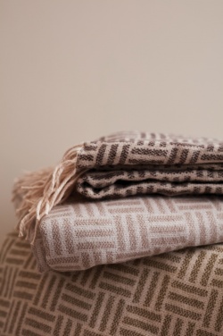 Logo trade corporate gift photo of: VINGA Lenox blanket
