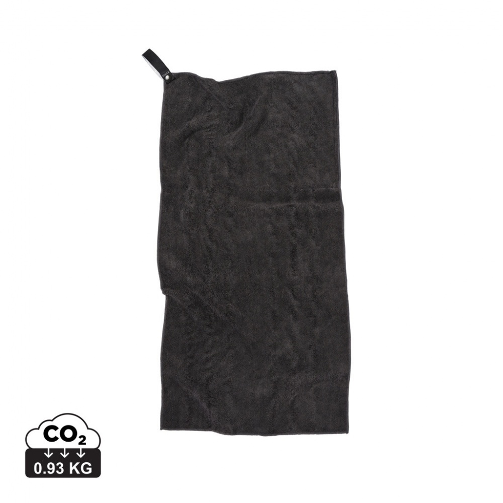 Logotrade advertising products photo of: VINGA GRS RPET active dry towel 40 x 80cm