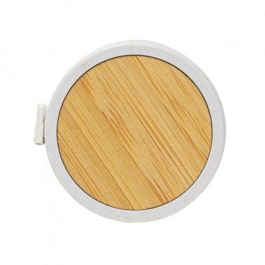 Logo trade business gifts image of: RCS recycled plastic & bamboo tailor tape