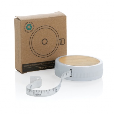 Logo trade promotional items picture of: RCS recycled plastic & bamboo tailor tape