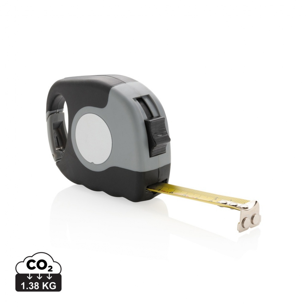 Logo trade corporate gifts picture of: Measuring tape with carabiner
