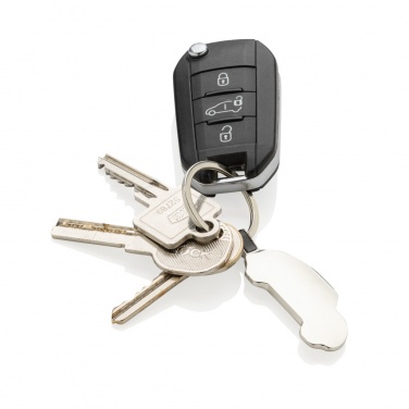 Logotrade promotional merchandise picture of: RCS recycled zinc alloy car keyring