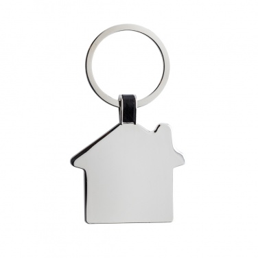 Logo trade corporate gift photo of: RCS recycled zinc alloy house keyring