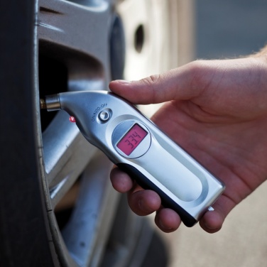 Logo trade promotional items image of: Digital tyre gauge