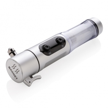 Logo trade promotional gifts image of: Emergency light with hammer