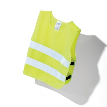 Logo trade promotional products picture of: GRS recycled PET high-visibility safety vest 3-6 years