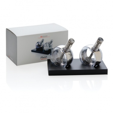 Logo trade promotional giveaways image of: Planet pepper & salt set