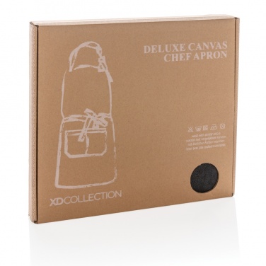 Logo trade advertising products picture of: Deluxe canvas chef apron