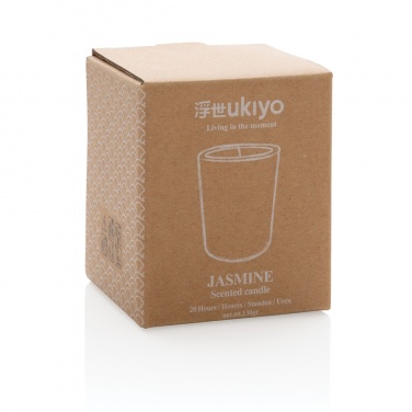 Logotrade promotional item image of: Ukiyo small scented candle in glass