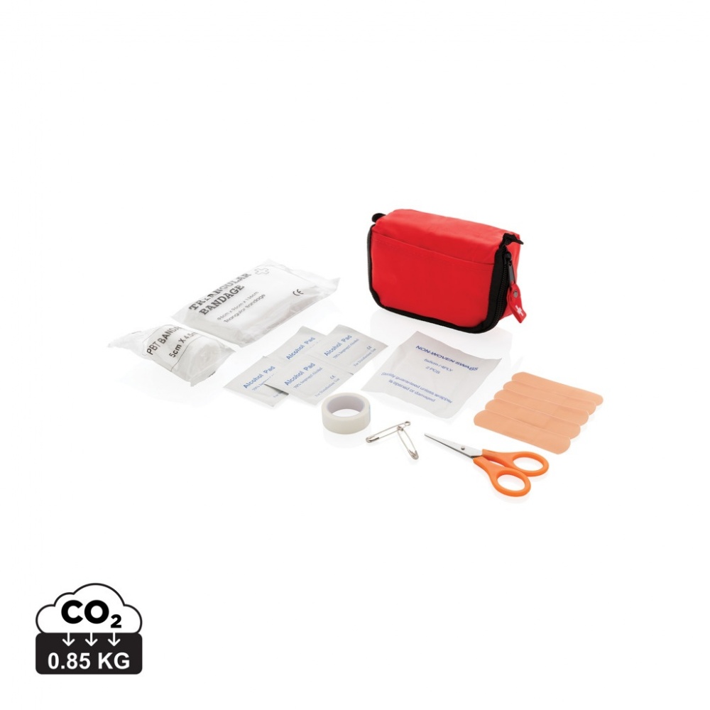Logo trade promotional products picture of: First aid set in pouch
