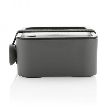 Logo trade promotional products picture of: GRS recycled PP lunch box with spork