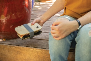 Logotrade advertising product image of: Glass lunchbox with bamboo lid