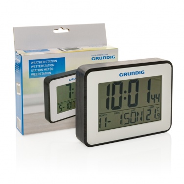 Logo trade promotional items image of: Grundig weatherstation alarm and calendar