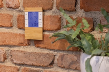 Logo trade advertising products image of: Utah RCS rplastic and bamboo weather station