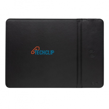 Logo trade promotional gift photo of: Swiss Peak RCS recycled PU 10W wireless charging mousepad