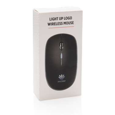 Logotrade promotional giveaway picture of: Light up logo wireless mouse