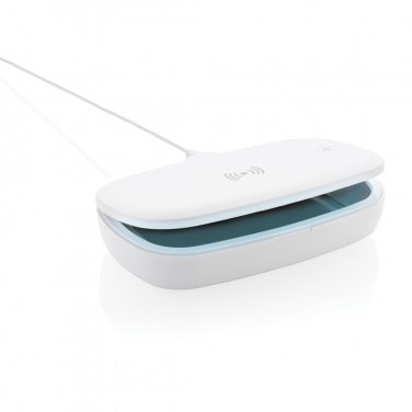 Logo trade promotional gifts picture of: UV-C steriliser box with 5W wireless charger