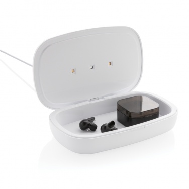 Logotrade promotional giveaways photo of: UV-C steriliser box with 5W wireless charger