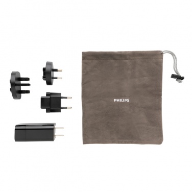 Logo trade promotional merchandise photo of: Philips ultra fast PD travel charger