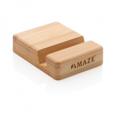 Logo trade promotional merchandise photo of: Bamboo phone stand XD