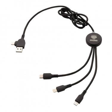 Logotrade promotional giveaway picture of: Light up logo 6-in-1 cable
