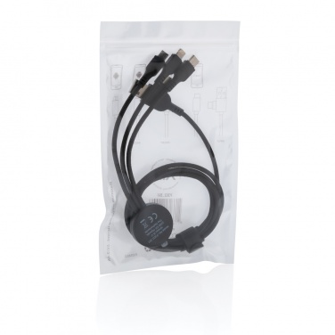 Logotrade promotional product picture of: Light up logo 6-in-1 cable