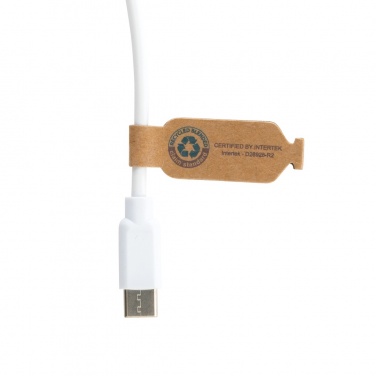 Logo trade promotional giveaways picture of: RCS recycled plastic Ontario 6-in-1 cable