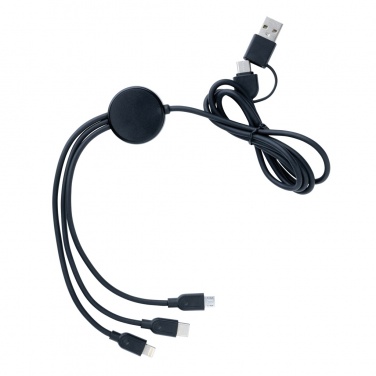 Logotrade corporate gifts photo of: RCS recycled TPE and recycled plastic 6-in-1 cable