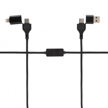 Logotrade corporate gift image of: Datalock RCS recycled 60W hacking protection cable