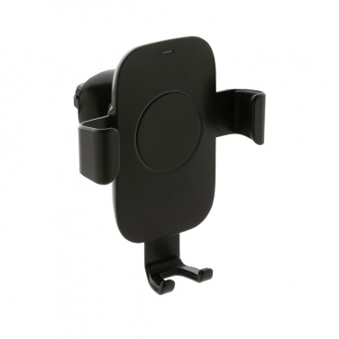 Logo trade promotional item photo of: RCS recycled plastic 10W wireless charging car holder