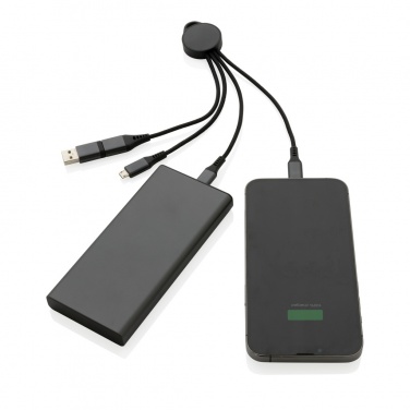 Logotrade promotional items photo of: Terra RCS recycled aluminium 6-in-1 charging cable