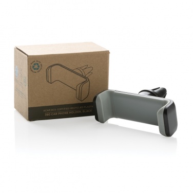 Logo trade promotional gift photo of: Acar RCS recycled plastic 360 degree car phone holder