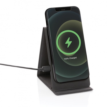 Logotrade promotional gifts photo of: Artic Magnetic 10W wireless charging phone stand
