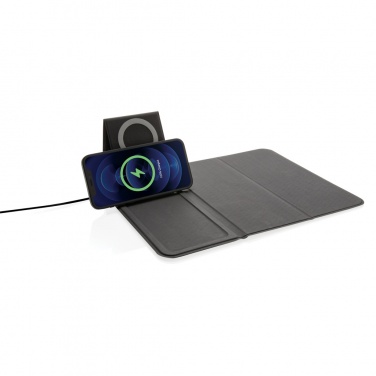 Logotrade promotional products photo of: Artic Magnetic 10W wireless charging phonestand