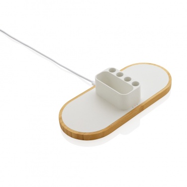 Logo trade promotional giveaways image of: Ontario RCS rplastic 10W dual wireless