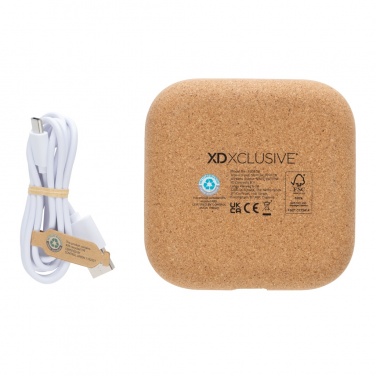 Logotrade corporate gifts photo of: Oregon RCS recycled plastic and cork 10W wireless