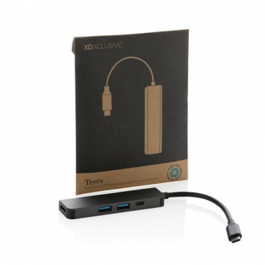 Logotrade promotional giveaway picture of: Terra RCS recycled aluminum hub with HDMI input