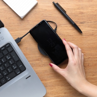 Logotrade promotional gift picture of: 5W wireless charging pad round