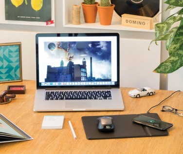 Logo trade advertising product photo of: Mousepad with 5W wireless charging