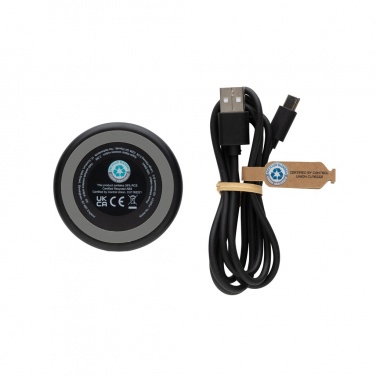 Logo trade promotional products image of: Magnapad 15W RCS rplastic magnetic 3 in 1 charging pad