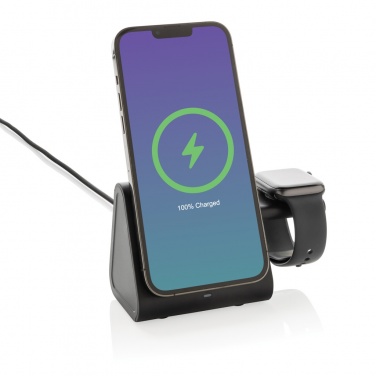 Logotrade promotional giveaway picture of: Powerbase RCS recycled plastic 3 in 1 charger with powerbank