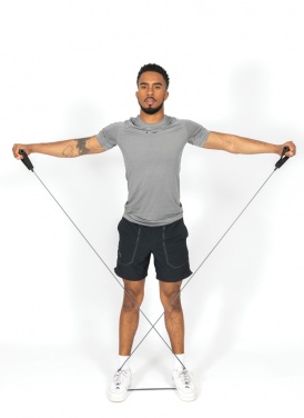 Logo trade promotional items picture of: Fitness heavy resistance tube in pouch