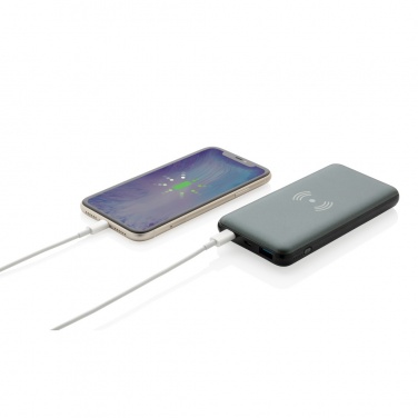 Logo trade promotional giveaways picture of: 10.000 mAh Fast Charging 10W Wireless Powerbank with PD