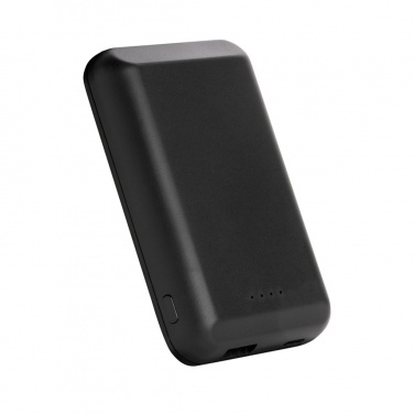 Logo trade corporate gift photo of: Magnetic 5.000 mAh 5W wireless powerbank